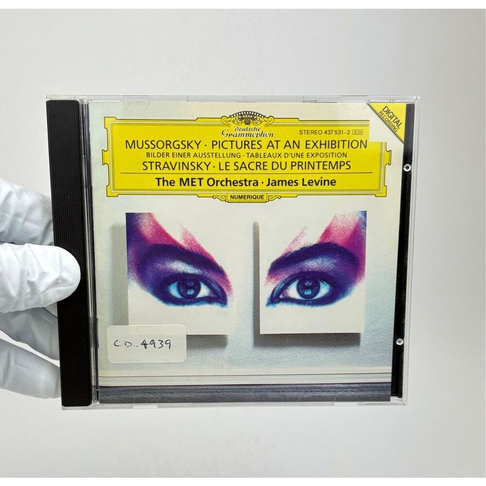 1993 Modest Mussorgsky Igor Stravinsky The Met Orchestra James Levine CD BH2393